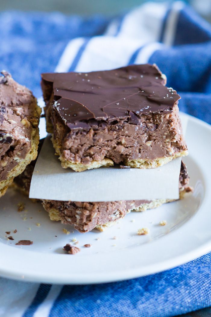 NoBake Nutella Cracker Bars Bake at 350°